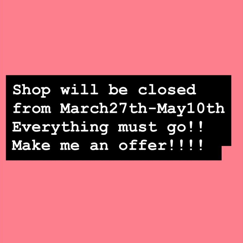 Shop Vacation Announcement!!